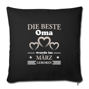 Geburtstagsgeschenk Oma Kissenbezug - Oma Geburtstag März