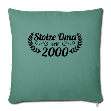 Geburtstagsgeschenk Oma Kissenbezug - stolze Oma seit 2000