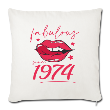 Geburtstagsgeschenk Oma Kissenbezug - Fabulous since 1974