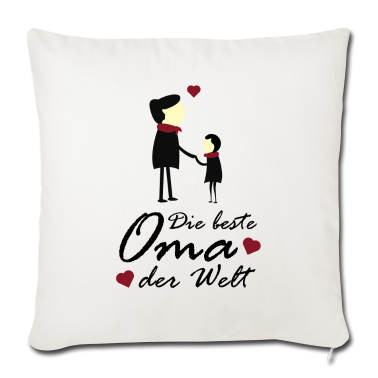 Geburtstagsgeschenk Oma Kissenbezug - Beste Oma der Welt - Muttertag Geburtstagsgeschenk
