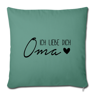 Geburtstagsgeschenk Oma Kissenbezug - Ich liebe dich, Oma