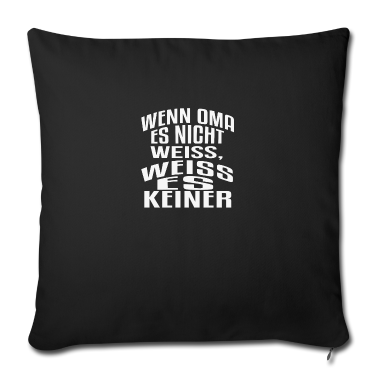 Geburtstagsgeschenk Oma Kissenbezug - Oma Geburtstag, Lustiger Omi Spruch Geschenk