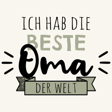 Motiv Ich hab die beste Oma der Welt