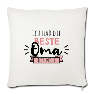 Geburtstagsgeschenk Oma Kissenbezug - Ich hab die beste Oma der Welt