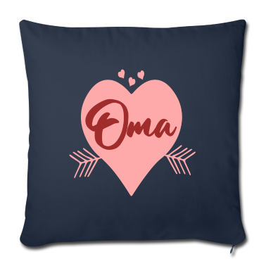 Geburtstagsgeschenk Oma Kissenbezug - Oma HERZ DANKESCHÖN