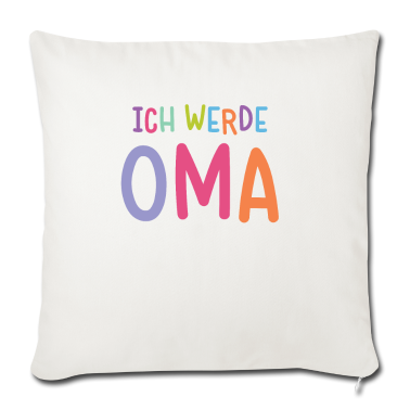 Geburtstagsgeschenk Oma Kissenbezug - Ich werde Oma