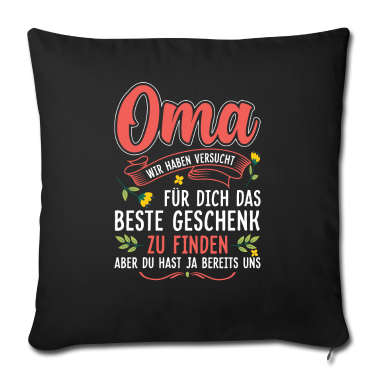 Geburtstagsgeschenk Oma Kissenbezug - Oma Geburtstag Geschenk Geschenkidee
