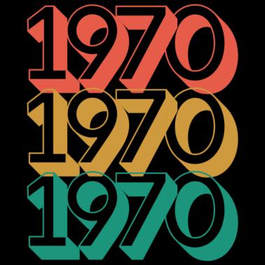Motiv 1970 Geburtstagsgeschenk