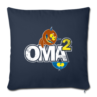 Geburtstagsgeschenk Oma Kissenbezug - Mamamotiv > Oma hoch zwei Oma² > Oma des Jahres