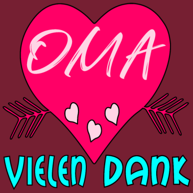 Motiv Vielen Dank OMA DANKESCHÖN