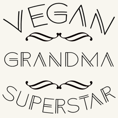 Motiv CUTE FUNNY VEGAN GRANDMA SUPERSTAR GIFT VEGANE OMA