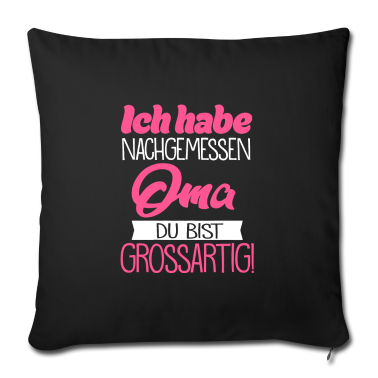 Geburtstagsgeschenk Oma Kissenbezug - Oma, du bist großartig! Oma Großmutter Geschenk