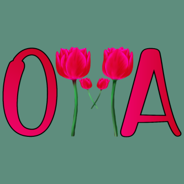 Motiv OMA TULPEN MUTTERTAG BLUMEN PFLANZEN OMI DANKE
