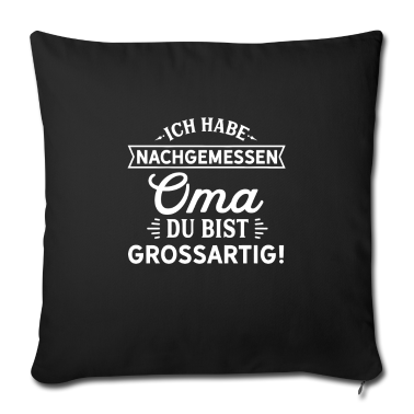 Geburtstagsgeschenk Oma Kissenbezug - Oma, du bist großartig! Oma Großmutter Geschenk