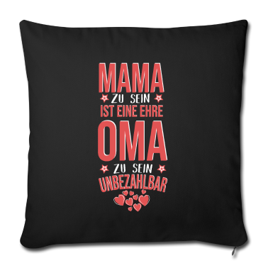 Geburtstagsgeschenk Oma Kissenbezug - Oma Geschenk Spruch Oma zu sein ist unbezahlbar