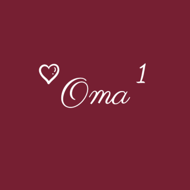 Motiv Oma hoch 1 - Oma mit Herz