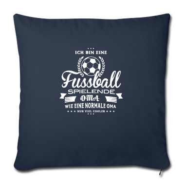 Geburtstagsgeschenk Oma Kissenbezug - Fussball Oma