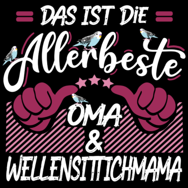 Motiv Wellensittichmama und Oma