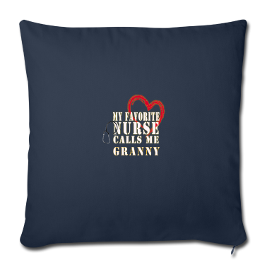 Geburtstagsgeschenk Oma Kissenbezug - Lustiges Oma-Zitat, meine Lieblingskrankenschwester ... Oma