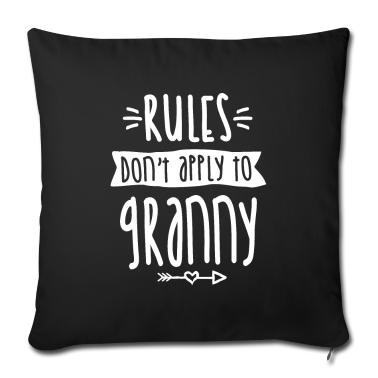 Geburtstagsgeschenk Oma Kissenbezug - Regeln gelten nicht für Oma Hemd Oma