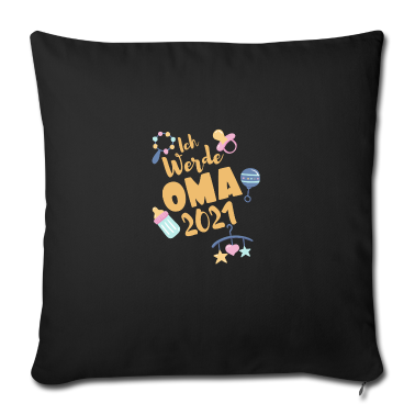 Geburtstagsgeschenk Oma Kissenbezug - Ich werde Oma Geschenk Familie