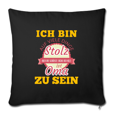 Geburtstagsgeschenk Oma Kissenbezug - Oma shirt • Ich bin stolz • Oma Geschenk