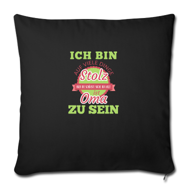 Geburtstagsgeschenk Oma Kissenbezug - Oma shirt • Ich bin stolz • Oma Geschenk