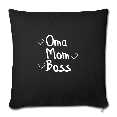 Geburtstagsgeschenk Oma Kissenbezug - Oma Mom boss
