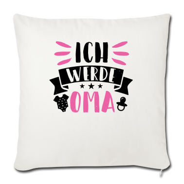 Geburtstagsgeschenk Oma Kissenbezug - Ich werde Oma