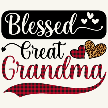 Motiv Gesegnete große Oma, lustige süße Oma Geschenk