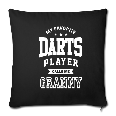 Geburtstagsgeschenk Oma Kissenbezug - Frauen Darts Oma