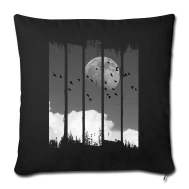 Geburtstagsgeschenk Oma Kissenbezug - Vögel Vogel Mond Wolken Natur Himmel Planet Tiere