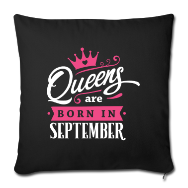 Geburtstagsgeschenk Oma Kissenbezug - Queens born in September Geburtstag Jungfrau
