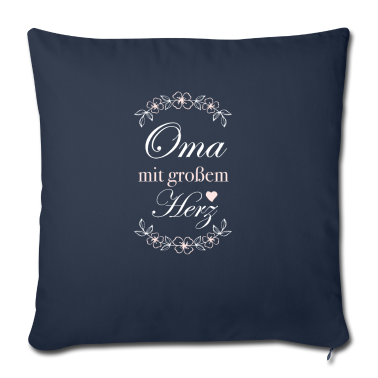 Geburtstagsgeschenk Oma Kissenbezug - Oma mit großem Herz