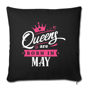 Geburtstagsgeschenk Oma Kissenbezug - Queens born in May Geburtstag Mai Stier