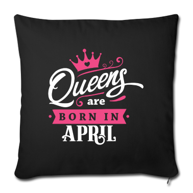 Geburtstagsgeschenk Oma Kissenbezug - Queens born in April Geburtstag Stier Geschenk