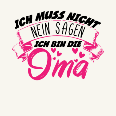 Motiv Ich Bin Die Oma Grandma Familie Geschenk