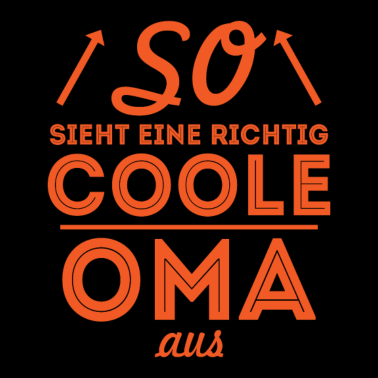 Motiv Coole Oma Geschenk Familie