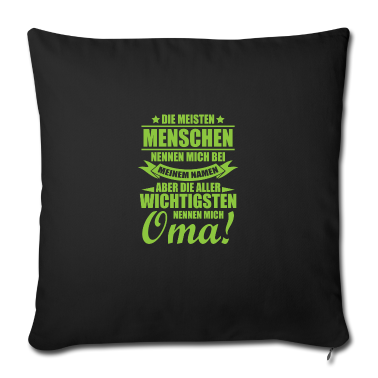 Geburtstagsgeschenk Oma Kissenbezug - Menschen Oma Familie Geschenk