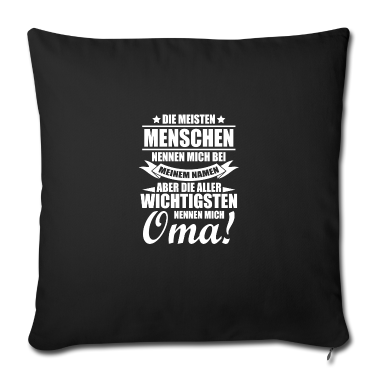 Geburtstagsgeschenk Oma Kissenbezug - Menschen Oma Familie Geschenk