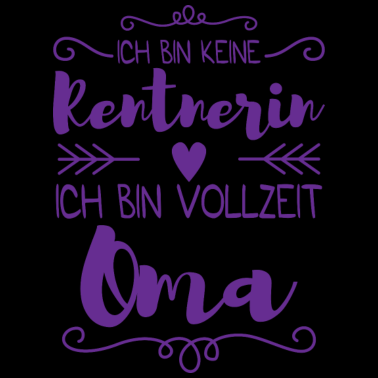 Motiv Rentnerin Oma Geschenk Familie