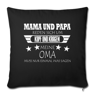 Geburtstagsgeschenk Oma Kissenbezug - KOPF UND KRAGEN OMA