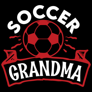 Motiv Stolze Fußball Oma