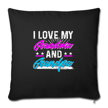 Geburtstagsgeschenk Oma Kissenbezug - Ich liebe Oma und Opa Oma Liebe Geschenkidee