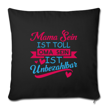 Geburtstagsgeschenk Oma Kissenbezug - Mama oma Geschenk Familie