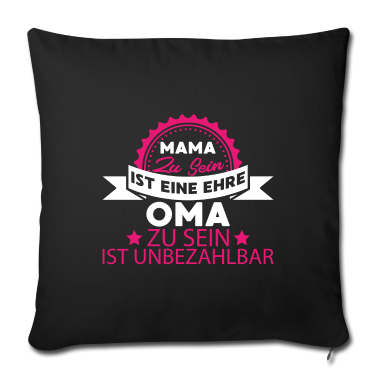 Geburtstagsgeschenk Oma Kissenbezug - Mama oma Familie Geschenk