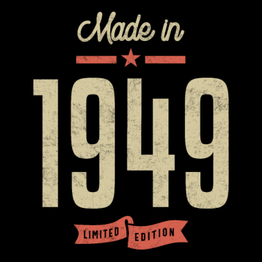 Motiv Made In 1949 Geburtstagsgeschenk