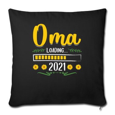 Geburtstagsgeschenk Oma Kissenbezug - Oma Loading 2021 | werdende Oma Geschenk Schwanger