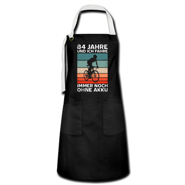 Geburtstagsgeschenk Oma Schürze - 84 Jahre und ich fahre immer noch ohne Akku