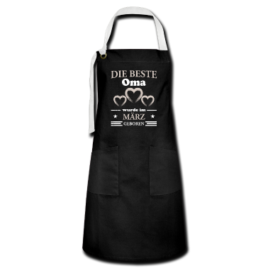 Geburtstagsgeschenk Oma Schürze - Oma Geburtstag März